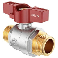 Кран кульовий MIRAYA 1" PN40, ЗЗ метелик (10)