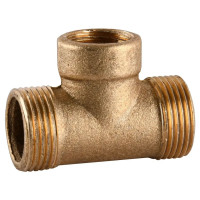 Трійник UA 3/4"Зx1/2"Вx3/4"З латунь