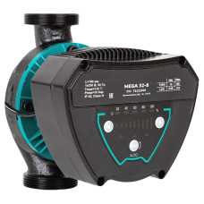 Насос циркуляційний AQUATICA енергозберігаючий 8-130Вт Hmax 8м Qmax 133л/хв Ø2" 180мм + гайки  Ø1¼"