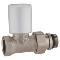 Кран радіаторний  ASG 1/2" прямий верхній (10/80)