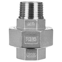 Американка пряма GEBO 3/4" ВЗ нержавійка
