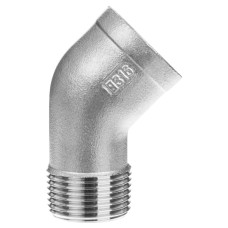 Кутник GEBO 3/4" ВЗ 45*  нержавійка