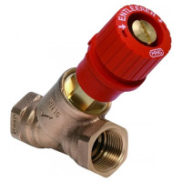 Клапан балансувальний HONEYWELL Kombi-3 plus dn25 1" червона ручка