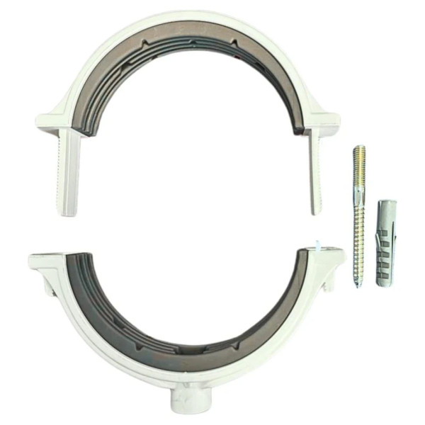 Хомут для труб 1 1/4" ASG SMART (38-44мм) M8, гвинт-шуруп  і дюбель (3/120)