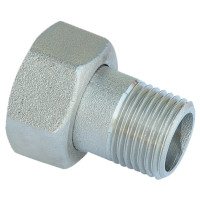 Штуцер з накидною гайкою HERZ 1/2"х 3/4" плоске ущільнення