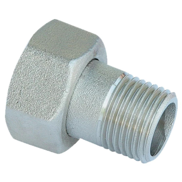 Штуцер з накидною гайкою HERZ 1/2"х 3/4" плоске ущільнення