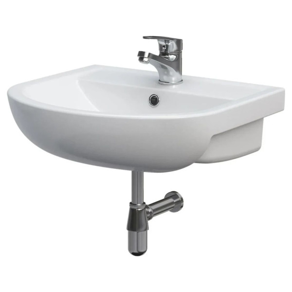 Умивальник CERSANIT Arteco 55 см з переливом
