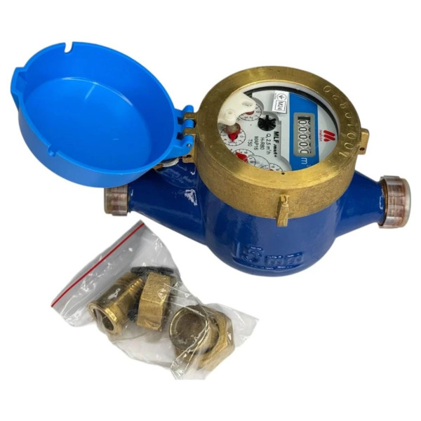 Лічильник води METRON MLF Smart+ DN15  L165 R80 мокрохід (IP68)