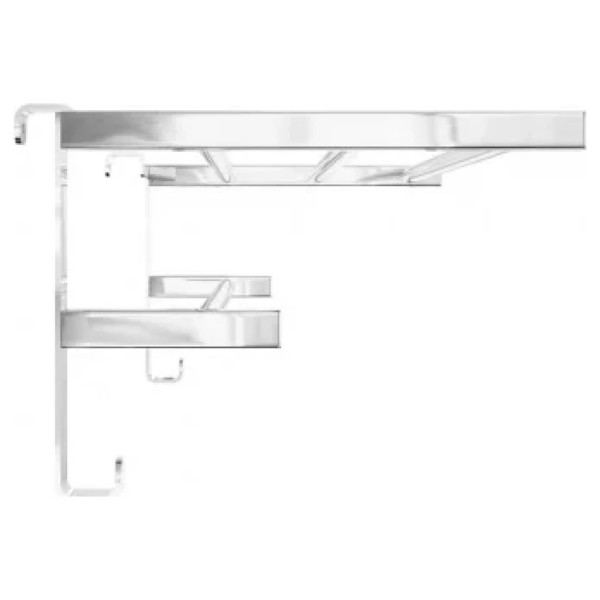 Поличка MARIO Inox 520х284
