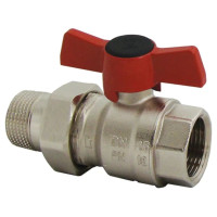 Кран американка кульовий HERZ 1 1/4"ЗВ метелик