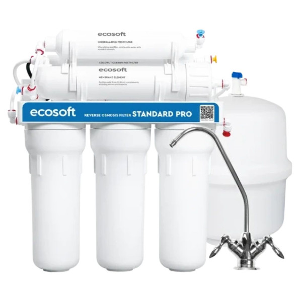 Фільтр зворотного осмосу ECOSOFT Standard PRO 5-50/+ мінералізатор