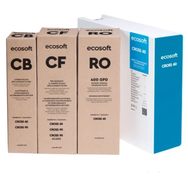 Компактний розумний фільтр зворотного осмосу CROSS60 (MO3400PECO)