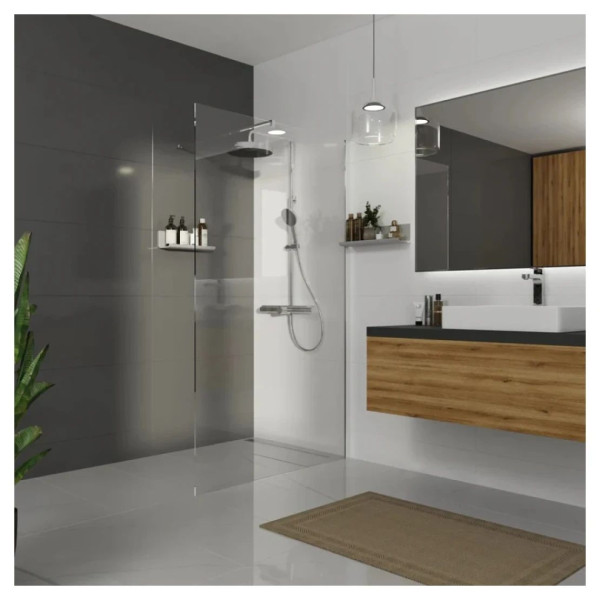 Душова стінка Walk-IN 1000x2000мм chrome скло 8mm clear