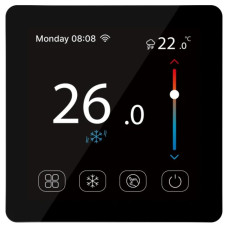 Термостат кімнатний сенсорний для котла TERVIX ProLine TouchScren з WiFi чорний