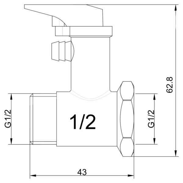 Клапан запобіжний ASG 1/2" 7 бари для бойлера