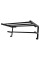 Полиця навісна HF HYGGE Sheffield s quare 520x284 black matt