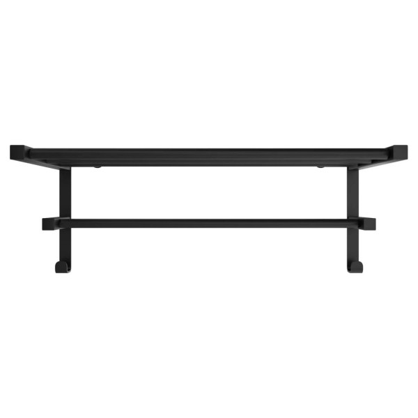Полиця навісна HF HYGGE Sheffield s quare 520x284 black matt