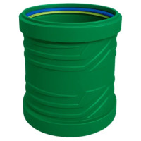 Муфта каналізаційна ASG R Line PP 160 зовнішня (Зелена)